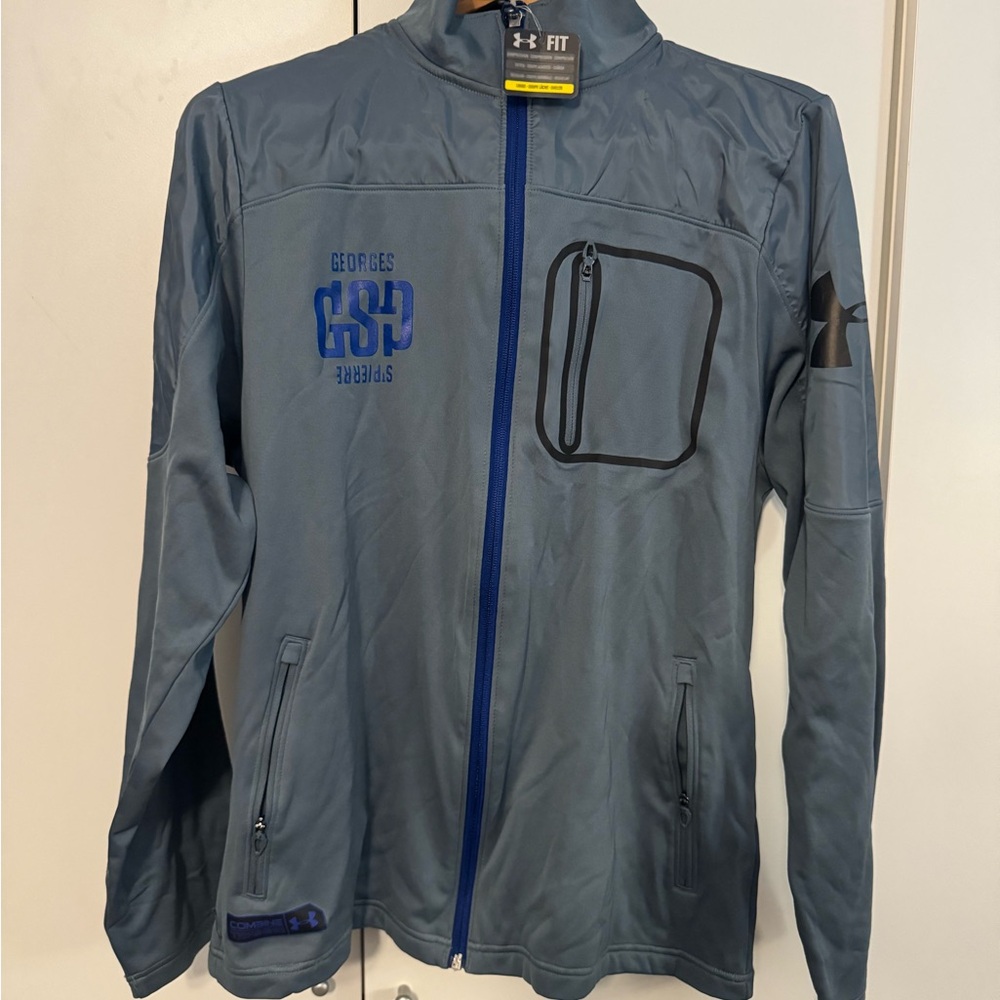 George Saint Pierre for Under Armour Men's Blue Performance Jacket